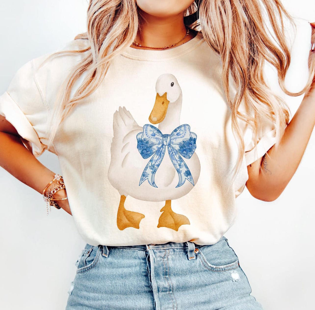 1 Goose Cream Graphic Tee - Graphic Tee - The Red Rival