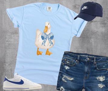 1 Goose Light Blue Graphic Tee - Graphic Tee - The Red Rival