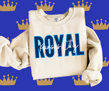 Royal Kansas City Tan Graphic Sweatshirt - The Red Rival