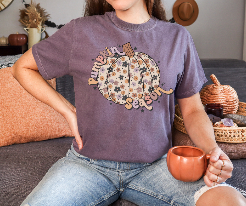 Pumpkin Season Wine Tee - The Red Rival