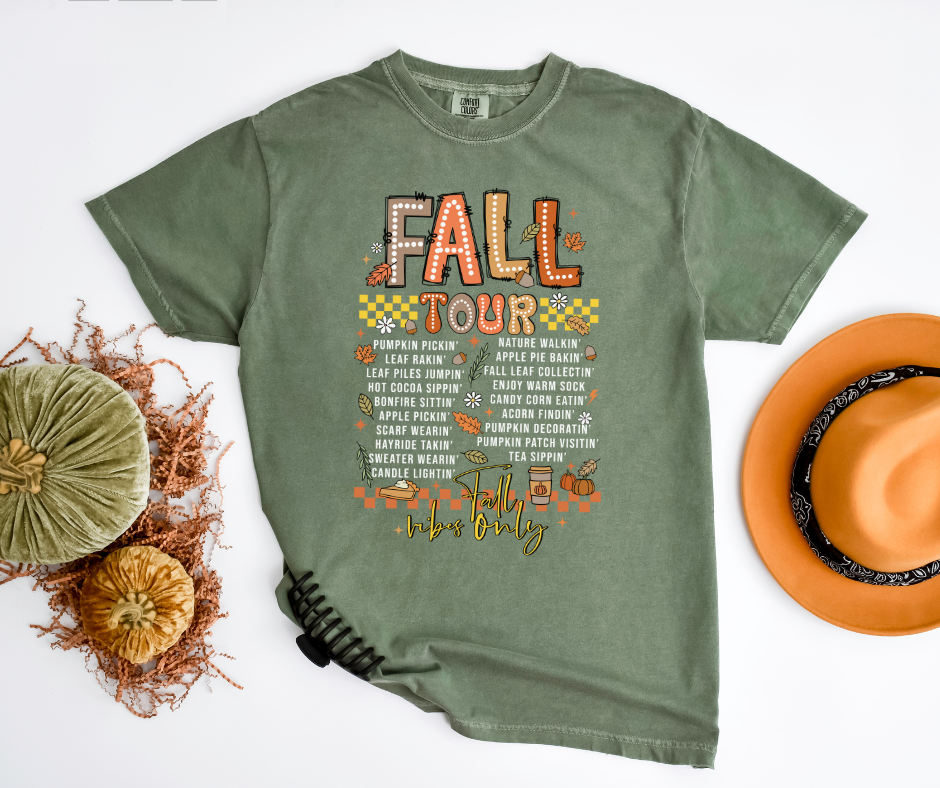 Fall Tour Moss Tee - The Red Rival