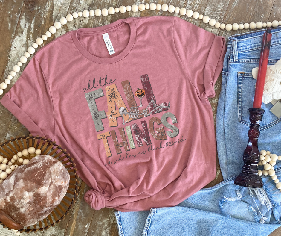 All The Fall Things Or Whatever Blink 182 Said Mauve Tee - The Red Rival