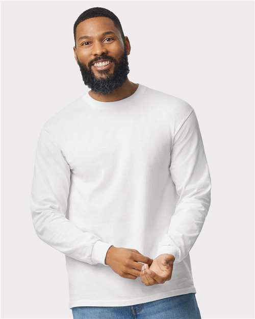 Right Way Roofing Long Sleeve Unisex Gildan Tees (Front Pocket / Full Back Logo)