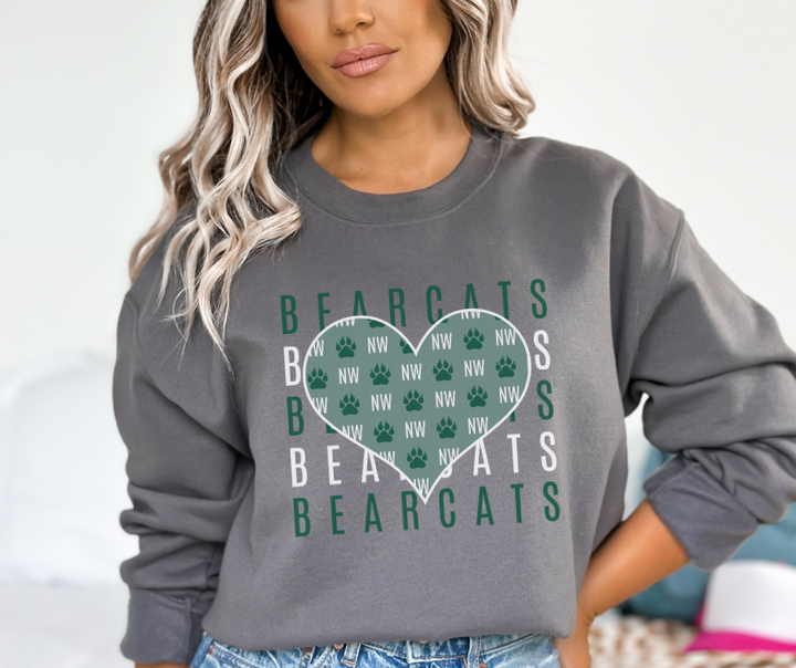 Bearcats Repeat Grey Sweatshirt - The Red Rival