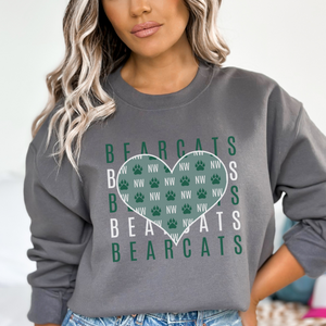 Bearcats Repeat Grey Sweatshirt - The Red Rival