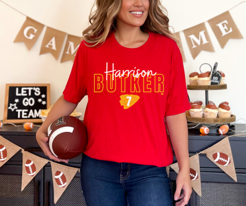 Harrison Butker 7 Red Tee - The Red Rival