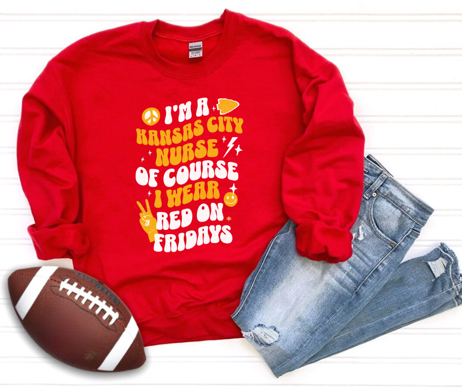 I'm a Kansas City Nurse Red Sweatshirt - The Red Rival