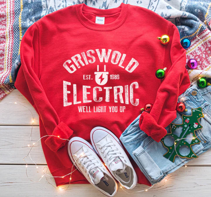 Griswold Electric White Ink Sweatshirt - The Red Rival