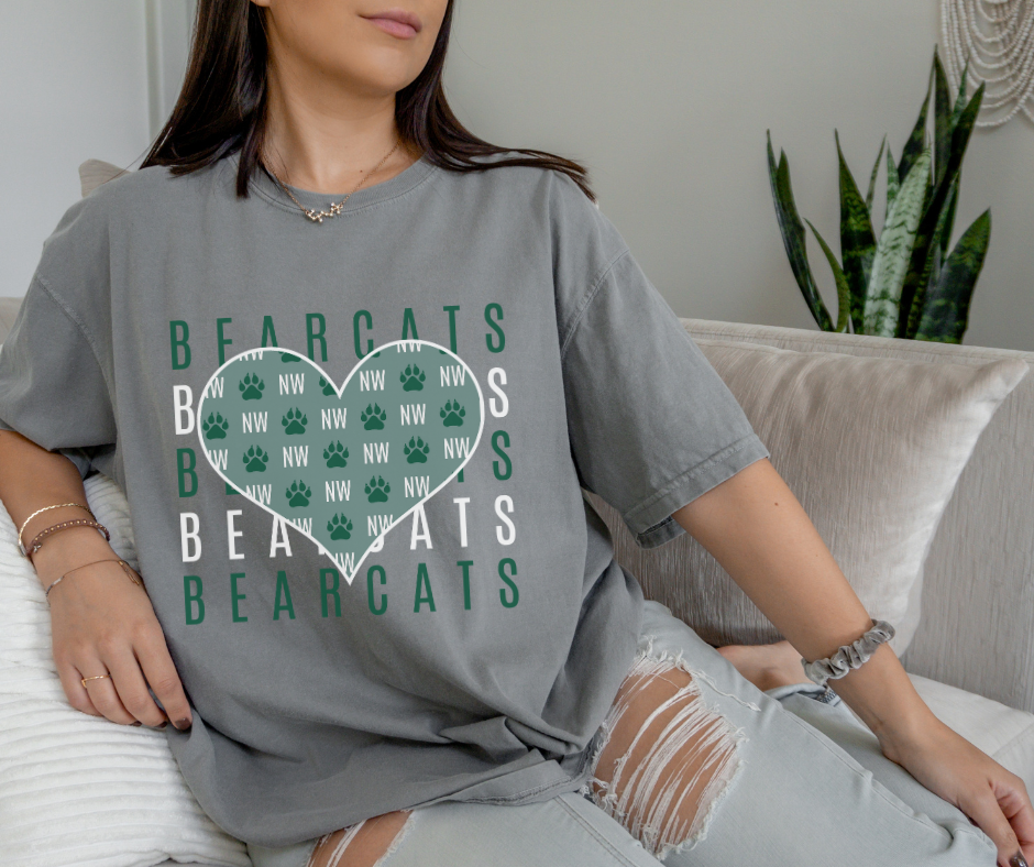 Bearcats Repeat Grey Tee - The Red Rival