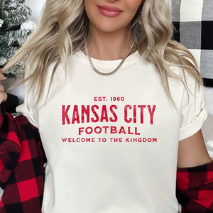 BLACK FRIDAY DEAL #2 - Kansas City Football - Natural Tee - The Red Rival