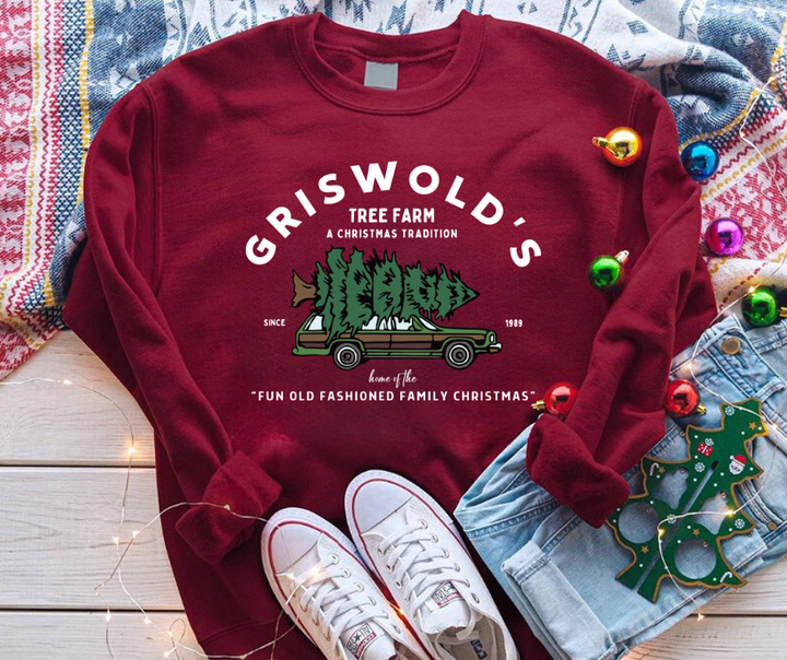 Griswold Tree Farm Sweatshirts - The Red Rival