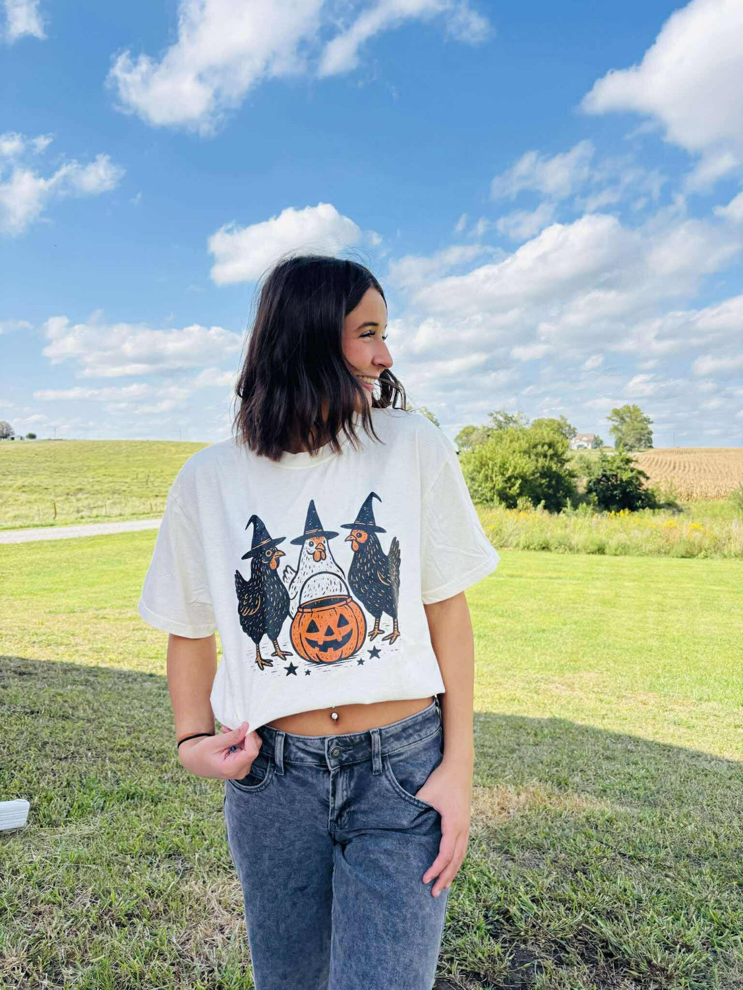 3 Chicken Witches Sweatshirt or Tee - Tees - The Red Rival