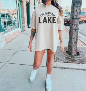 Life Is Better at the Lake Tee (Choose your color) - The Red Rival