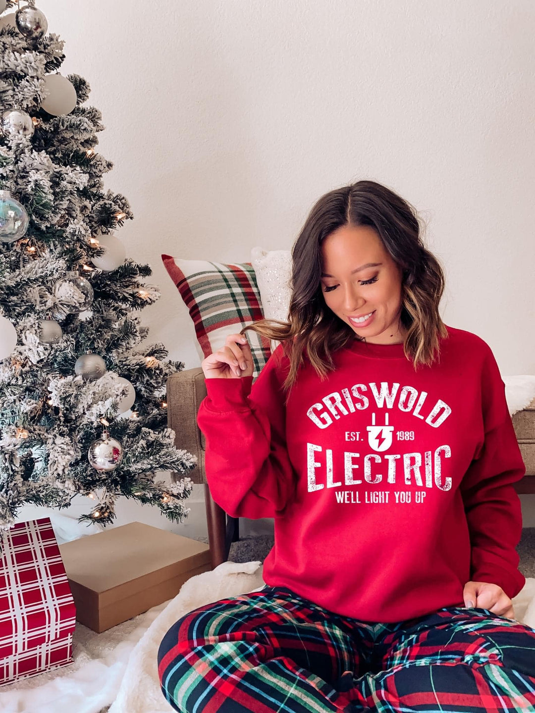 Griswold Electric White Ink Sweatshirt - The Red Rival