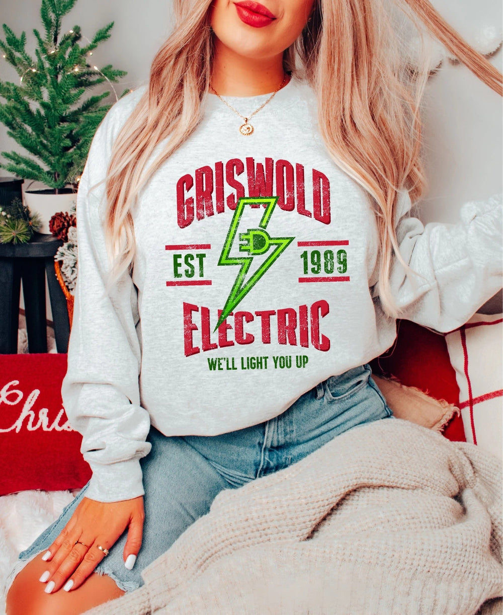 Griswold Electric Green/Red Ink Ash Sweatshirt - The Red Rival