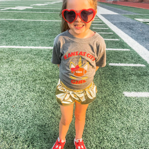 Kansas City Girl Unicorn Grey Graphic Tee - The Red Rival