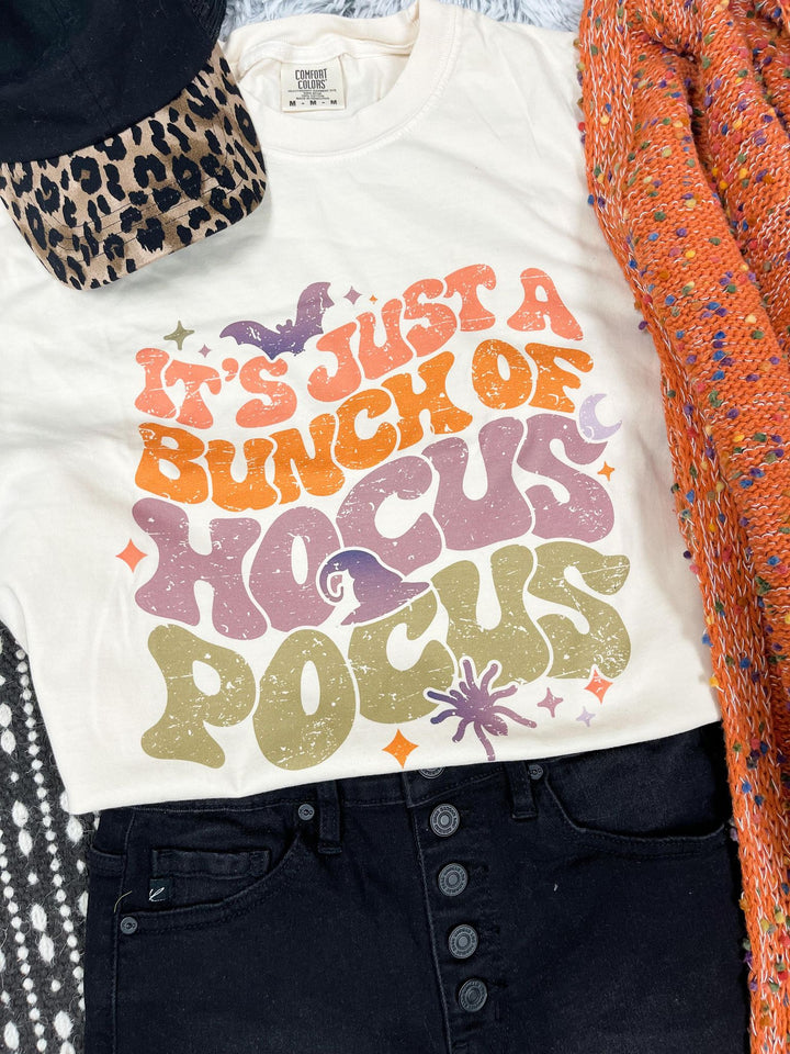 It's Just a Bunch of Hocus Pocus Ivory Graphic Tee - The Red Rival