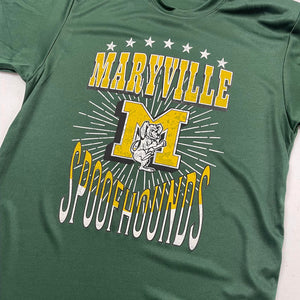 Maryville Spoofhounds Green Performance Tee - The Red Rival