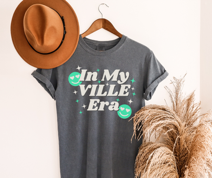 In my Ville Era Dark Grey Tee - The Red Rival