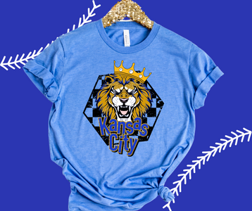 Kansas City Lion Blue Graphic Tee - The Red Rival