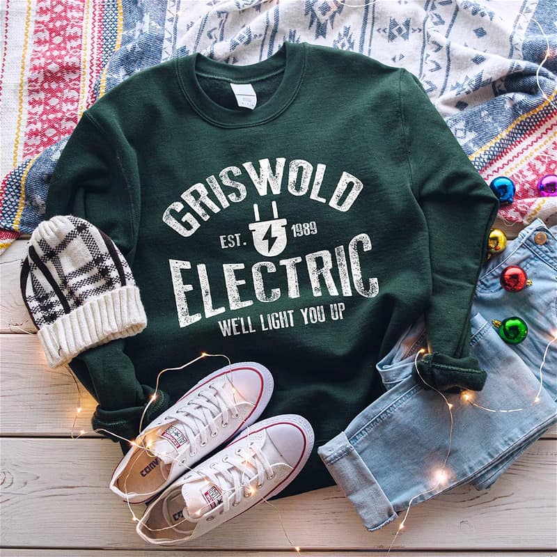 Griswold Electric White Ink Sweatshirt - The Red Rival