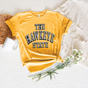 The Hawkeye State Gold Tee - The Red Rival