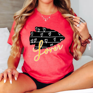 Lover Arrowhead Red Tee - The Red Rival