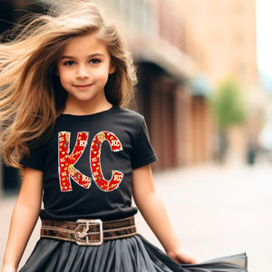KC Lover Swelce Inspired Black Graphic Tee - The Red Rival
