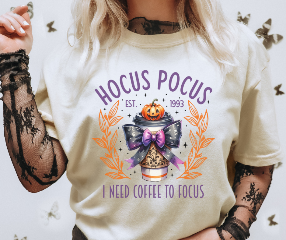 Hocus Pocus I Need Coffee to Focus - The Red Rival