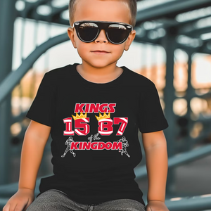 Kings of the Kingdom Black Graphic Tee - The Red Rival