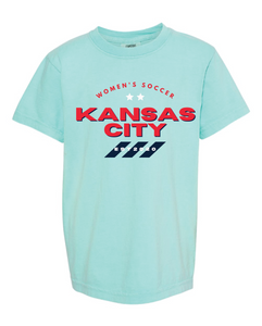 Kansas City Women's Soccer 3 Stripes Teal - The Red Rival