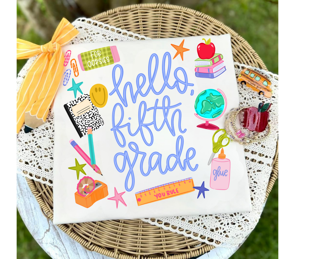 DEAL OF THE DAY - Hello Grade Level Ivory Tee (FINAL SALE)