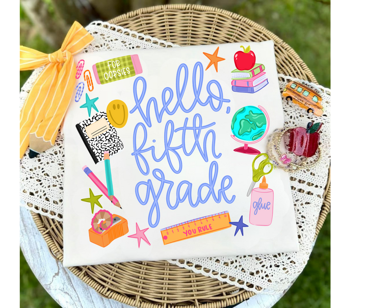 DEAL OF THE DAY - Hello Grade Level Ivory Tee (FINAL SALE)