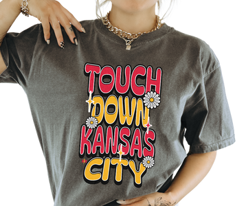 Touch Down Kansas City Pepper Tee - The Red Rival