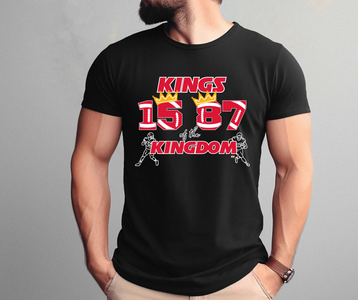Kings of the Kingdom Black Graphic Tee - The Red Rival
