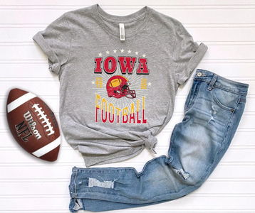 Iowa State Football Grey Graphic Tee - The Red Rival