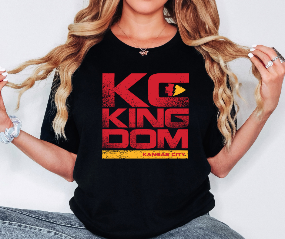 KC Kingdom Black Tee - The Red Rival