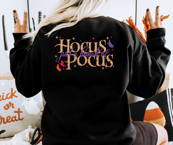 Hocus Pocus Front & Back Black Tee or Sweatshirt - The Red Rival