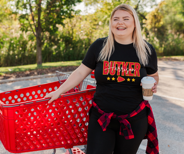 Harrison Butker Stars Black Tee - The Red Rival