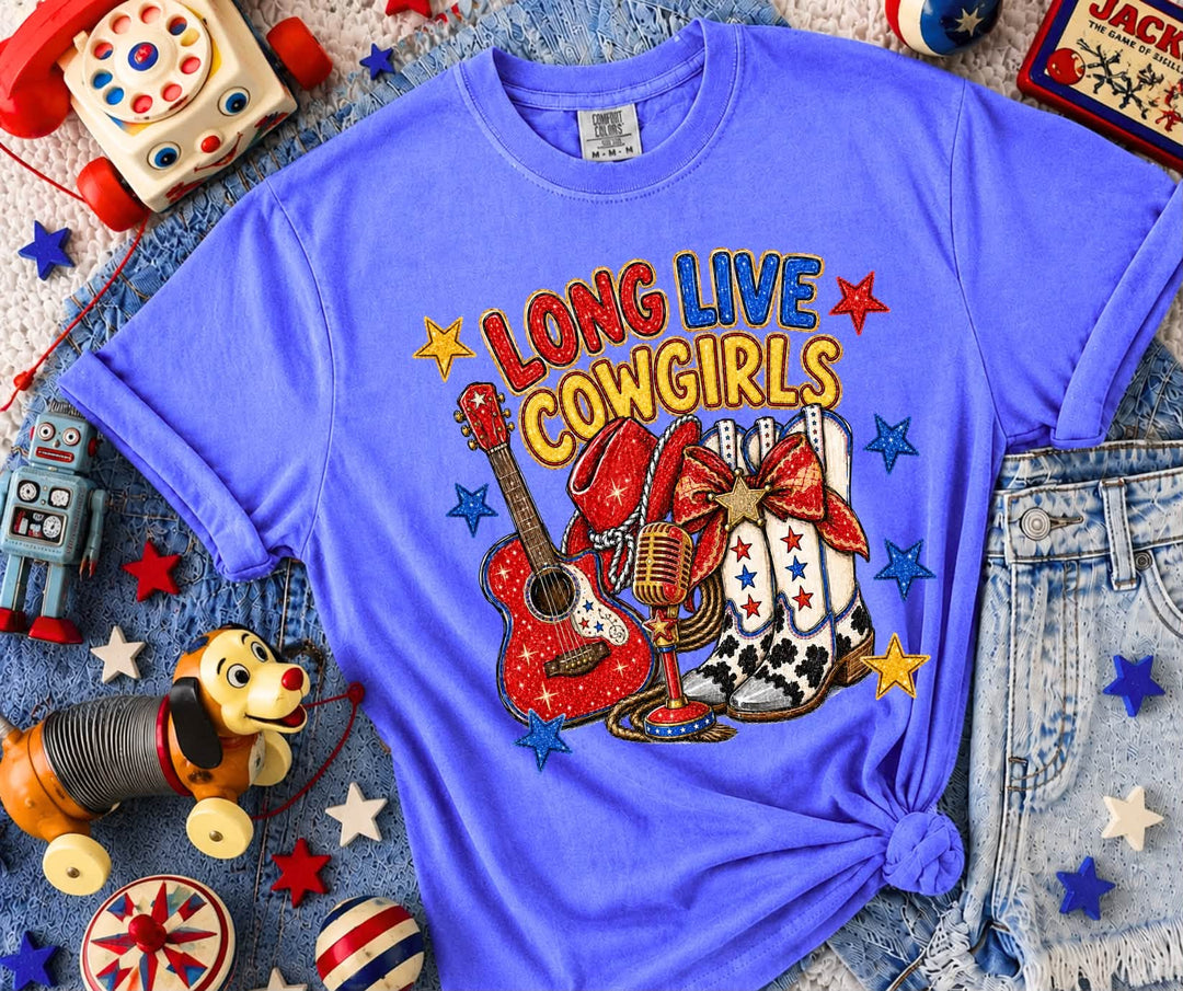 DEAL OF THE DAY - Long Live Cowgirls (Select Your Tee Color) - FINAL SALE
