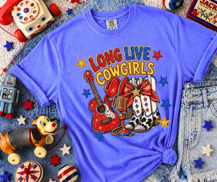 DEAL OF THE DAY - Long Live Cowgirls (Select Your Tee Color) - FINAL SALE