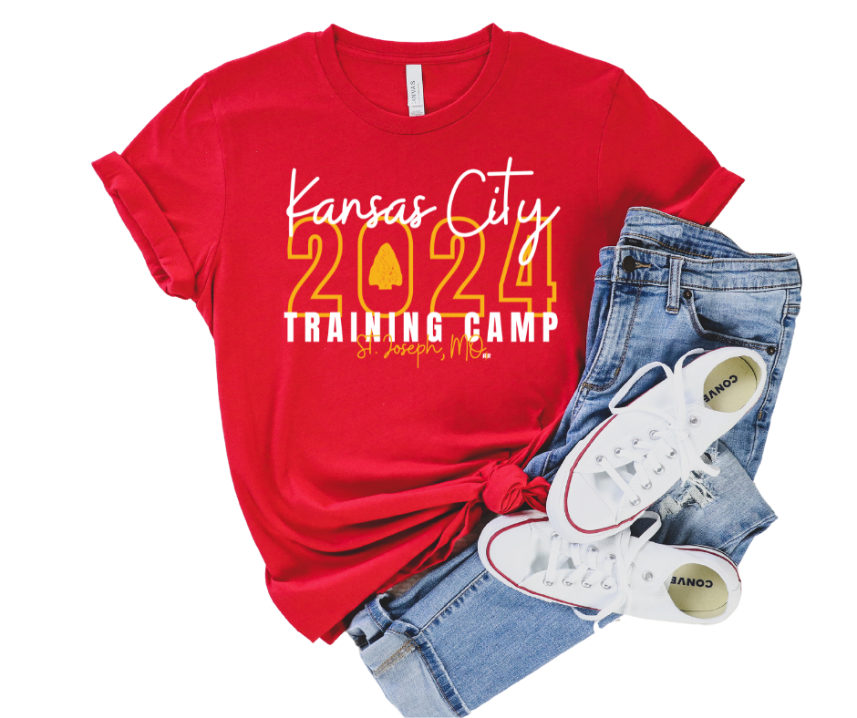 Kansas City 2024 Training Camp St Joseph, MO Red Tee - The Red Rival