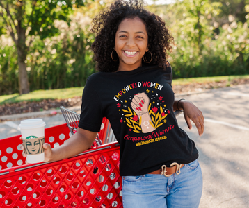 Empowered Women, Empower Women Black Tee - The Red Rival