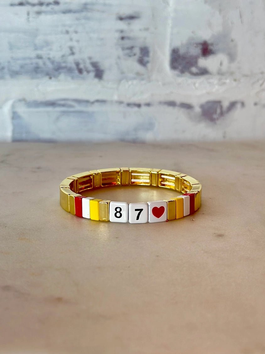 87 Tile Bracelet - Apparel & Accessories - The Red Rival