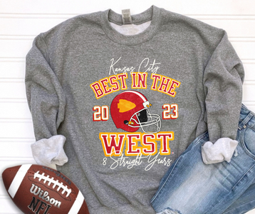 Best in the West 2023 Grey Graphic Sweatshirt - The Red Rival