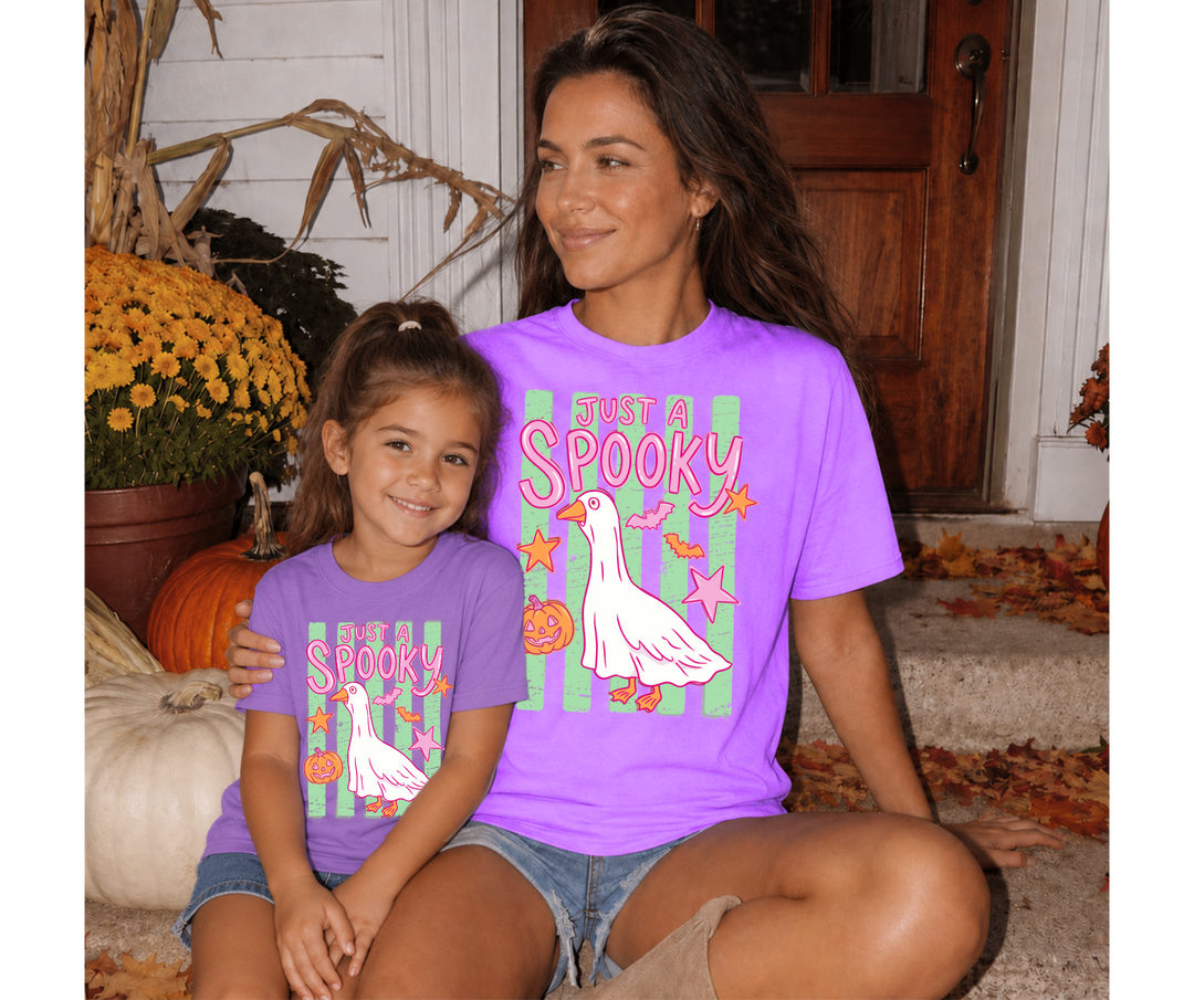 DEAL OF THE DAY - Just a Spooky Goose Purple Tee (FINAL SALE)