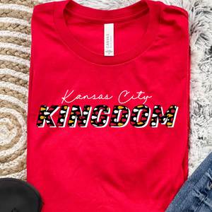 Kansas City Kingdom Arrowhead Pattern Red Graphic Tee - The Red Rival