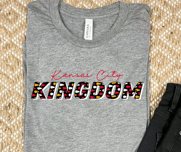 Kansas City Kingdom Arrowhead Pattern Graphic Tee - The Red Rival