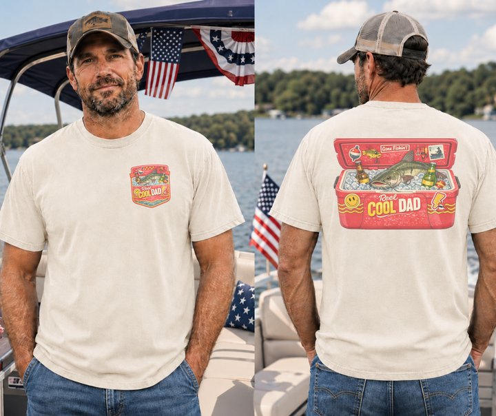 DEAL OF THE DAY -  Reel Good Dad Ivory Tee (FINAL SALE)