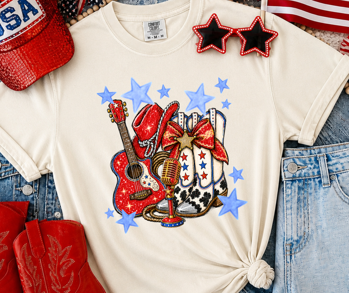 DEAL OF THE DAY - Cowgirl x Showgirl (Select Your Tee Color) - FINAL SALE